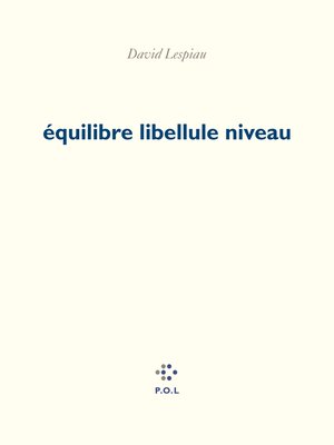 cover image of Équilibre libellule niveau